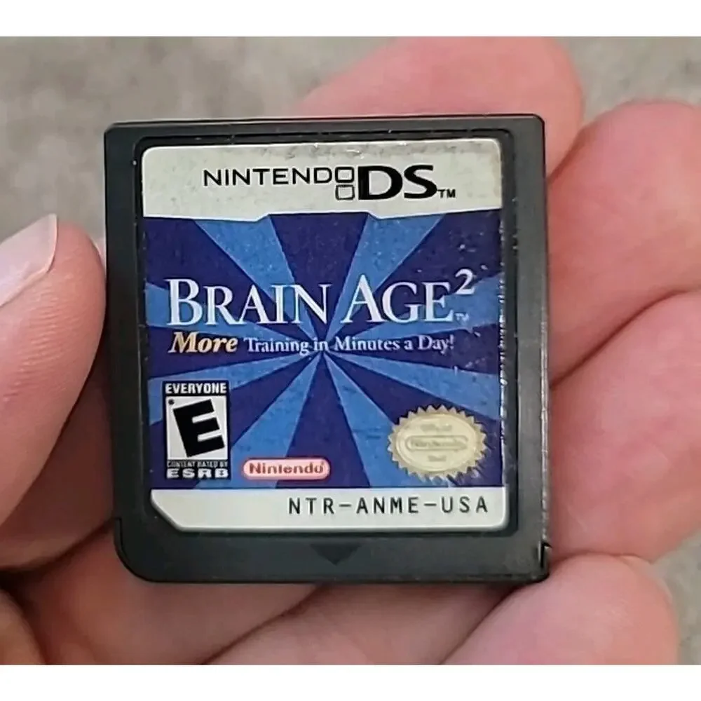 Brain Age 2 Nintendo DS Game Tested Working Authentic